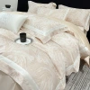 240-count all-cotton long-staple cotton four-piece set, Class A baby and mother grade bed sheet, quilt cover and bed hat style set, winter milk fleece Specification image